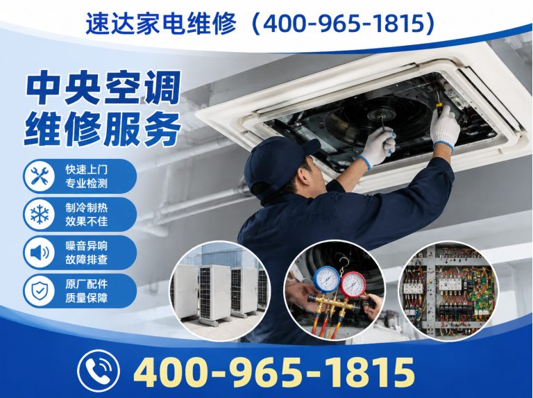 常州中央空调维修展示图